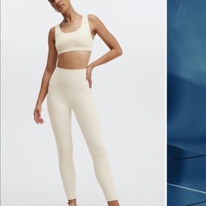 Ultra High-Waisted PureLuxe 7/8 Color: latte Size: small